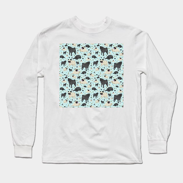 Pug Life Long Sleeve T-Shirt by nemki